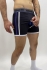 Cueca com Abertura Lateral - Preta Boxer